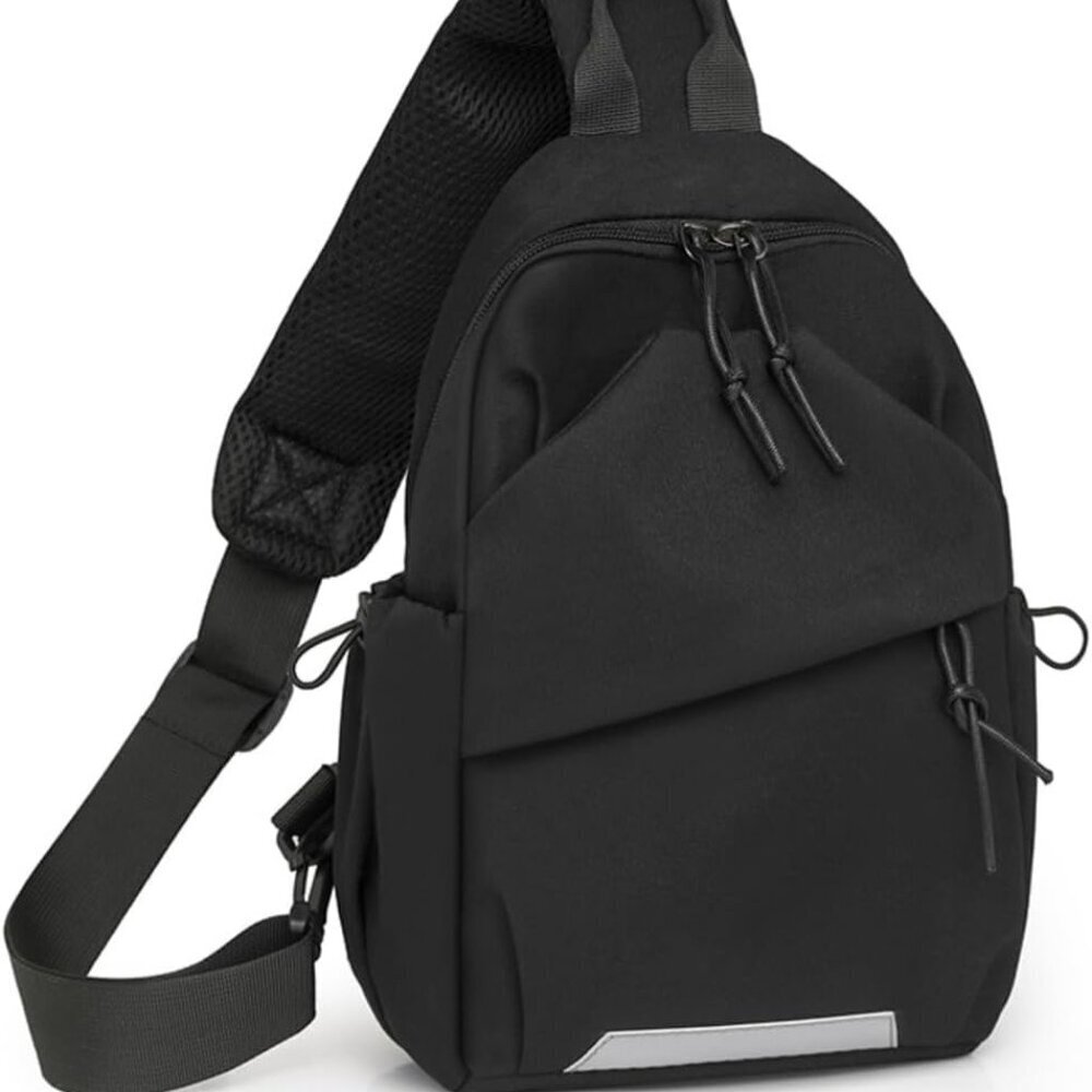 Small Crossbody Bag Nylon Lightweight Unisex Travel Sling Purse